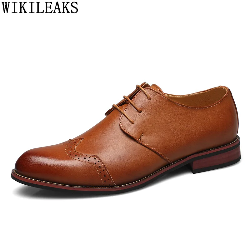 

Office 2022 Brogue Shoes Men Leather Shoes Men Formal Men Dress Shoes Leather Wedding Dress Office 2022 Los Zapatos De Hombres
