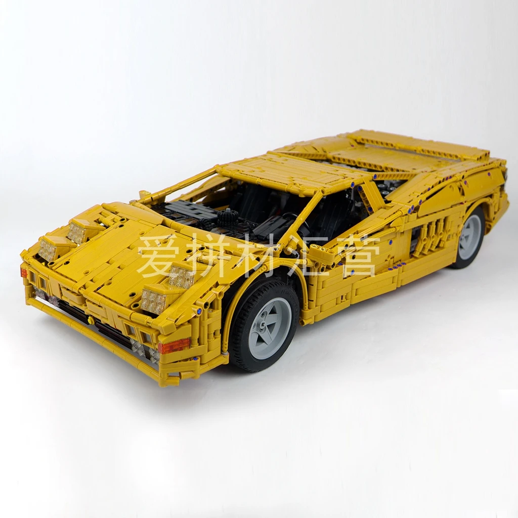 

MOC-26377 Cizeta Super Car V16T, статическая версия блоков, совместимых с Le Tech