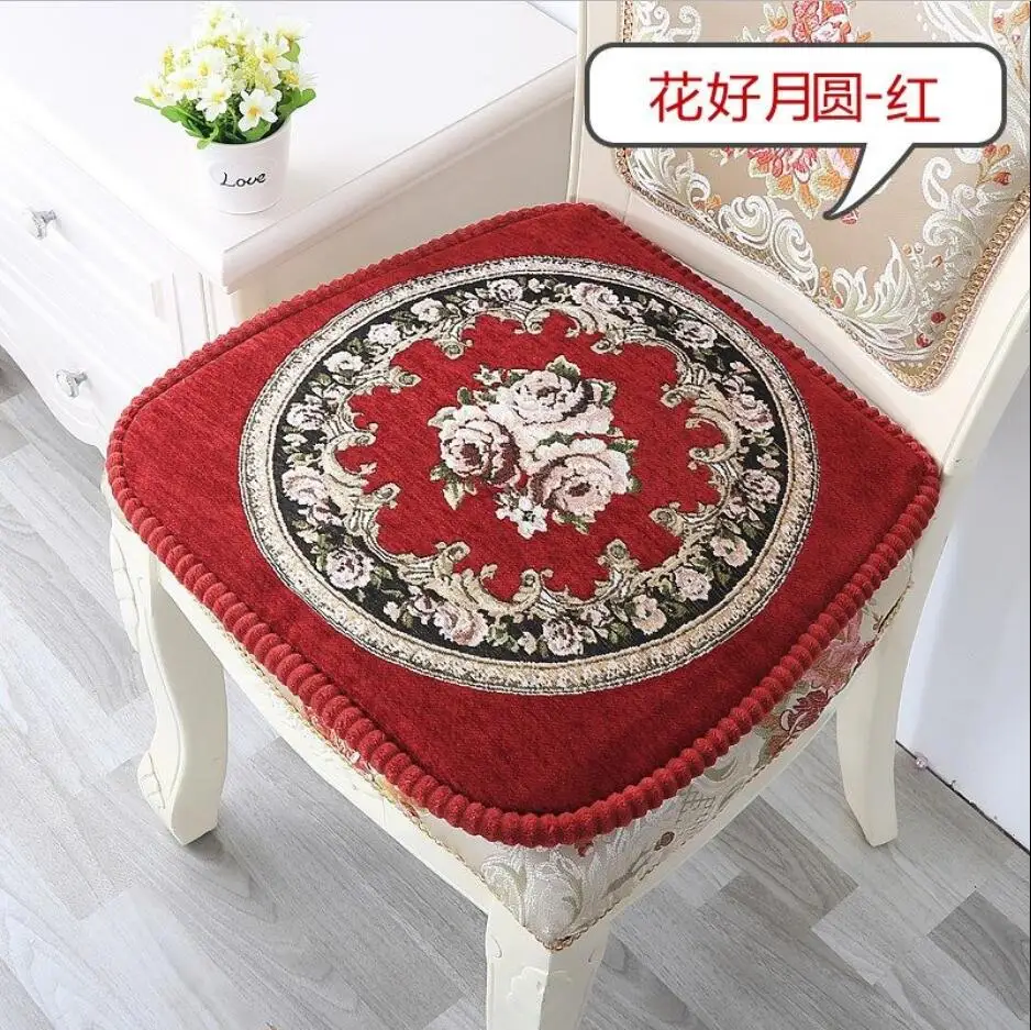 huahaoyueyuan hong Nordic Kitchen Chair Cushion Comfort Seat Mat Adult Child Seat Cushion For Home Office Soft Seat Cushion Anti Slip Chair Pads - Цвет: huahaoyueyuan hong