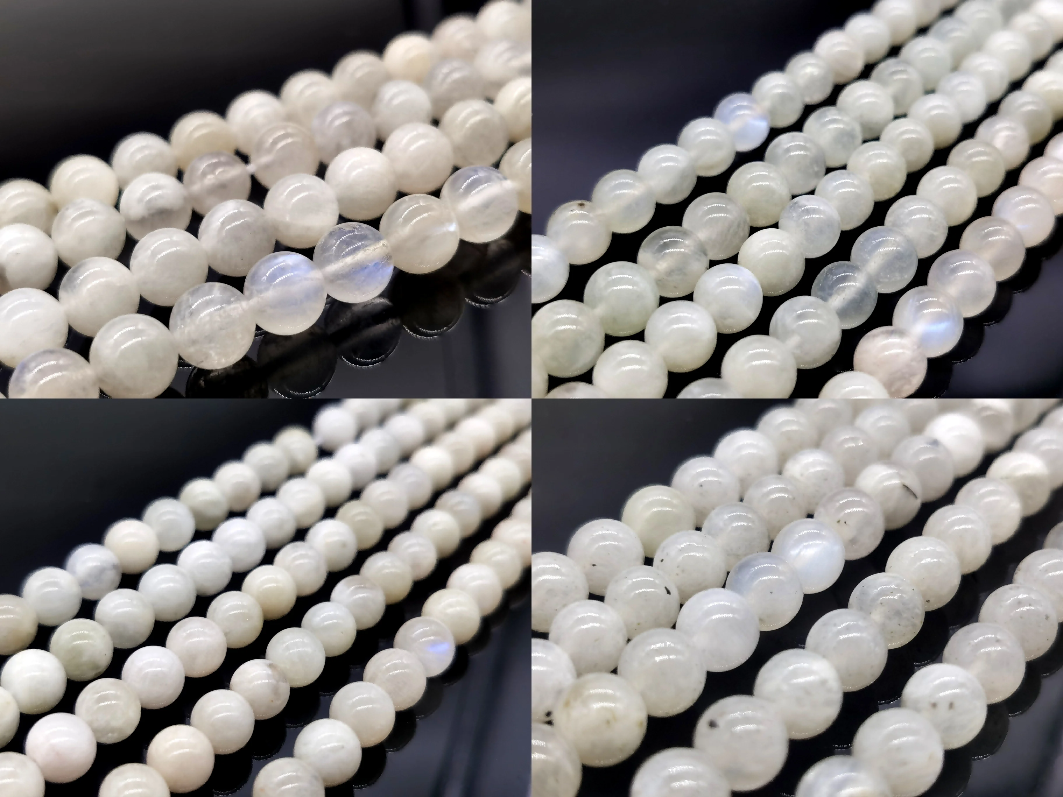 

Moonstone 8mm 1strands/set very beautiful for all kinds of DIY bracelet designs There are four to choose from（about 38cm）