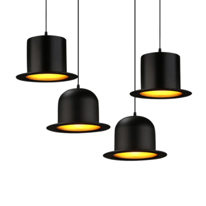 

New Popular Hat Chimney Pendant Light Contracted Contemporary Creative Clothing Store Bar Decoration Lamp Free Shipping