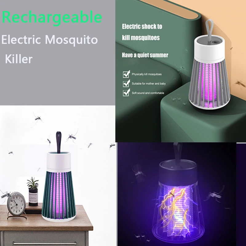 

Electric USB Mosquito Killer Lamp Bug Zapper Muggen Insect Killer Anti Mosquito Trap Fly UV Repellent Lamp Outdoor Pest Control