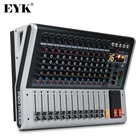 EYK EA120P Профессиональный 12-канальный аудио микшер консоль Встроенный усилитель мощности 2x150 Вт Bluetooth-совместимый USB 24 бит 16DSP