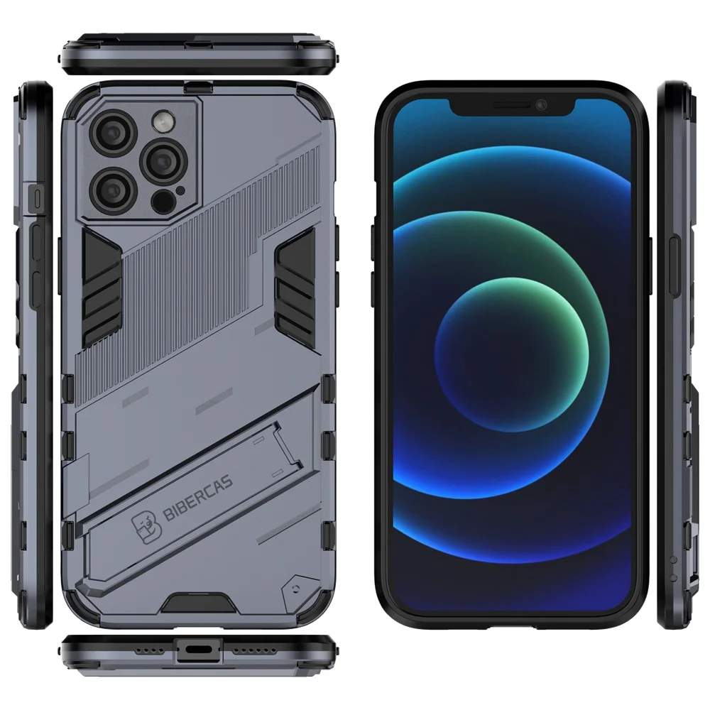 

New Style Phone Case For iPhone XS Bcak Cover X Stand Holder Armor XR iPhoneXS Kickstand Matte Luxury Original Shell Bumper TPU