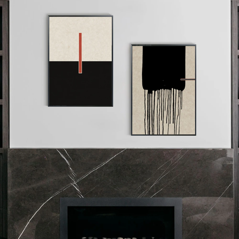 Персонализированный абстрактный эскиз современный Hd Печатный пейзаж постер