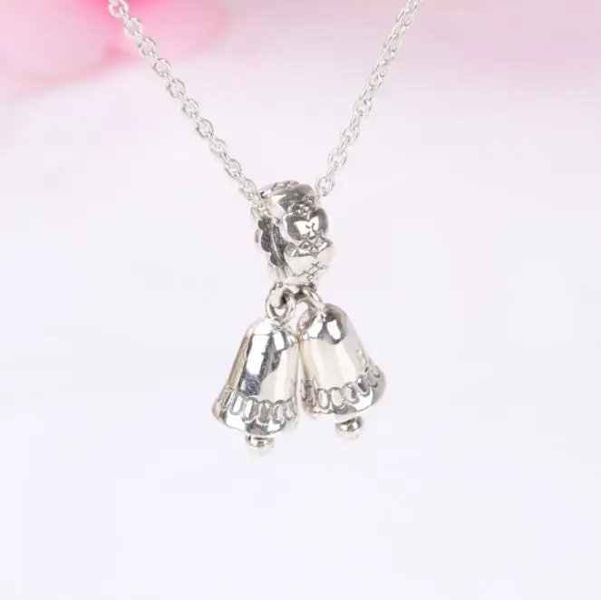 

Подвеска-колокольчик, подвеска из серебра, оригинальные браслеты pandora, рождественский подарок