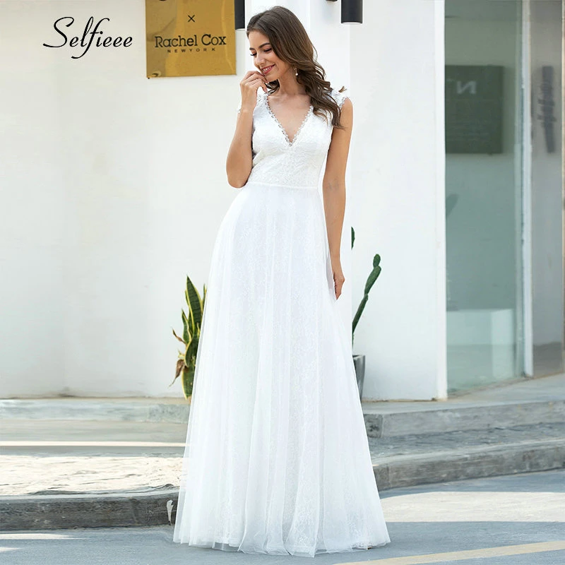 Женское прозрачное кружевное платье-трапеция элегантное кремовое платье макси