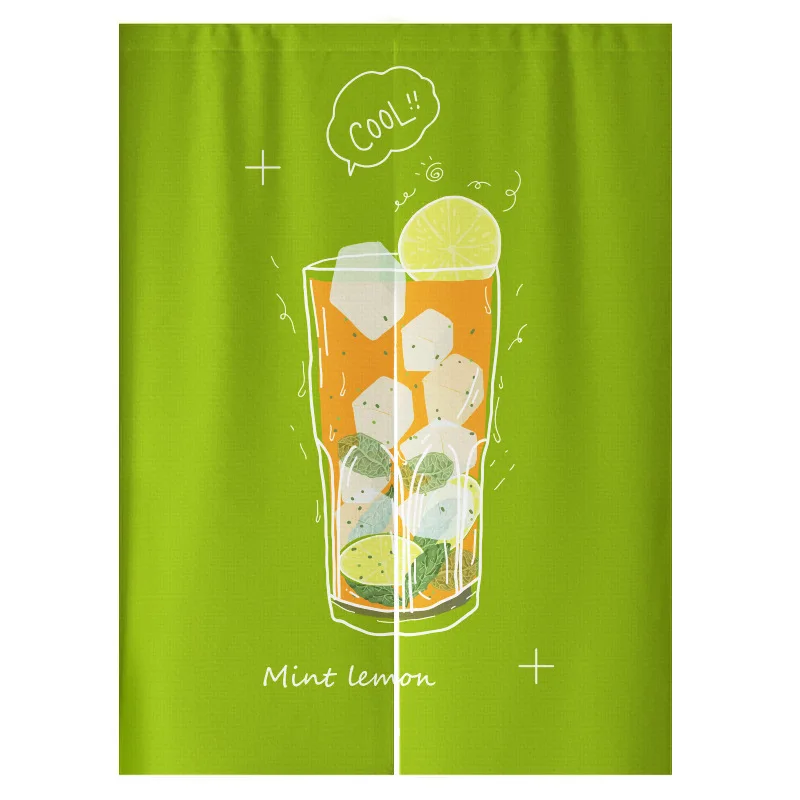 Летняя цветная занавеска для мороженого молока чая дверная дома кухни