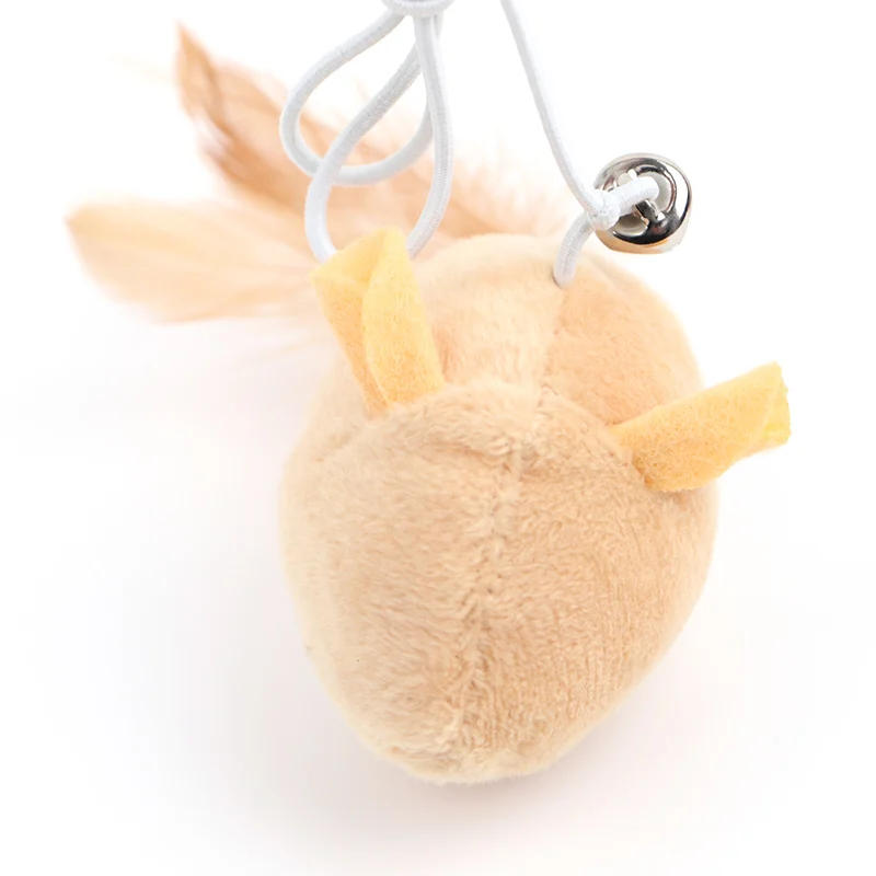 

Seven-piece Set of Funny Cat Feather Paper Rope Mouse Pet Toy Interactive Funny Cat Stick Linen Woven Replacement Head Cat Toy