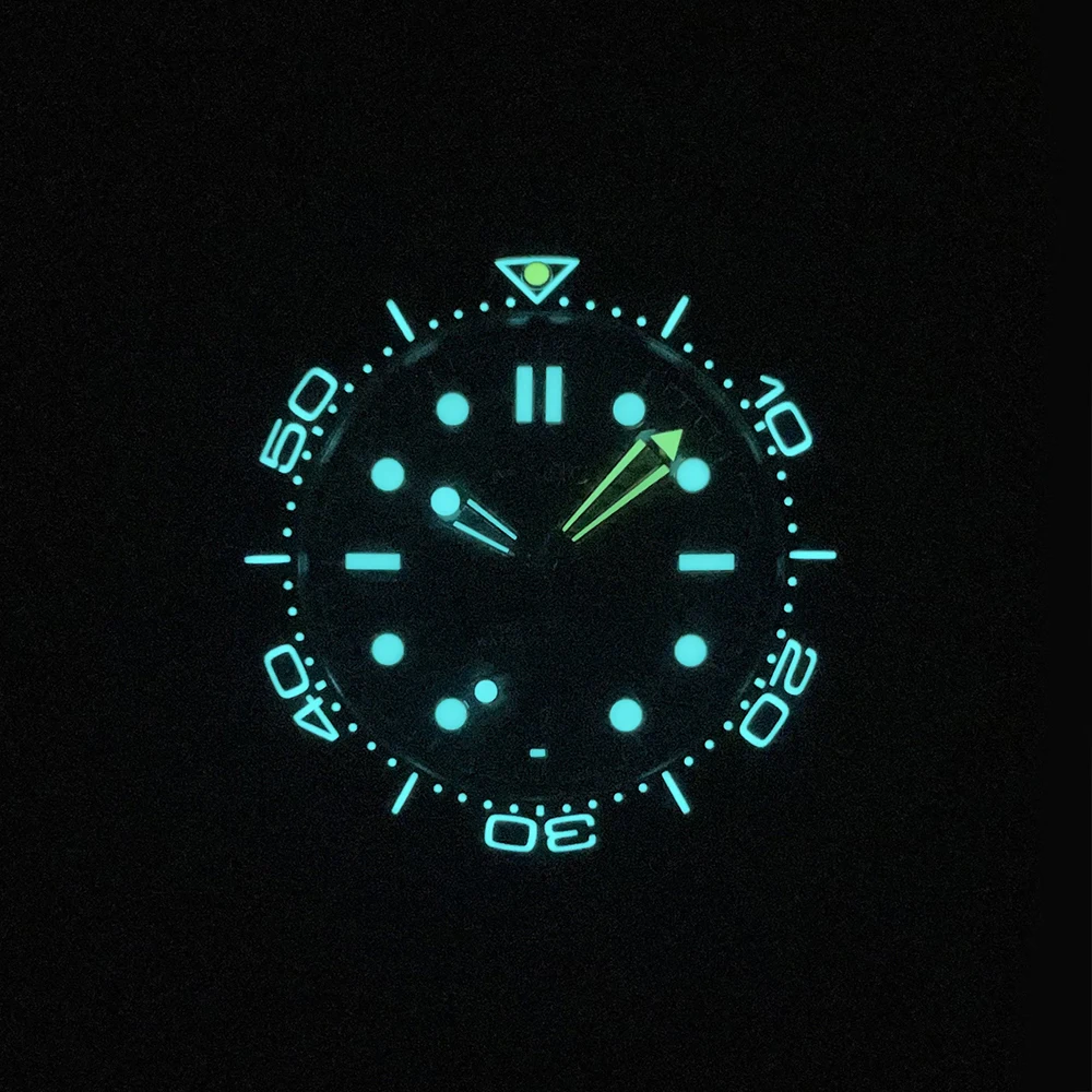 Механические наручные часы MATIC WATCH DIVER 200 м 41 мм PT5000 [черный циферблат с