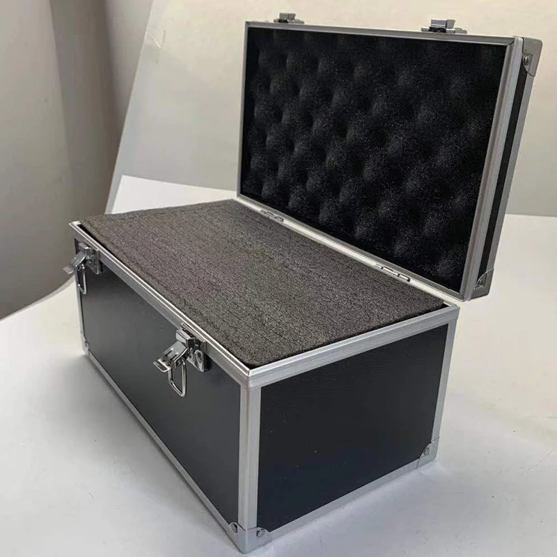 

Aluminum alloy toolbox Suitcase Instrument box Equipment File Box safety equipment case with pre-cut sponge 300x170x160mm