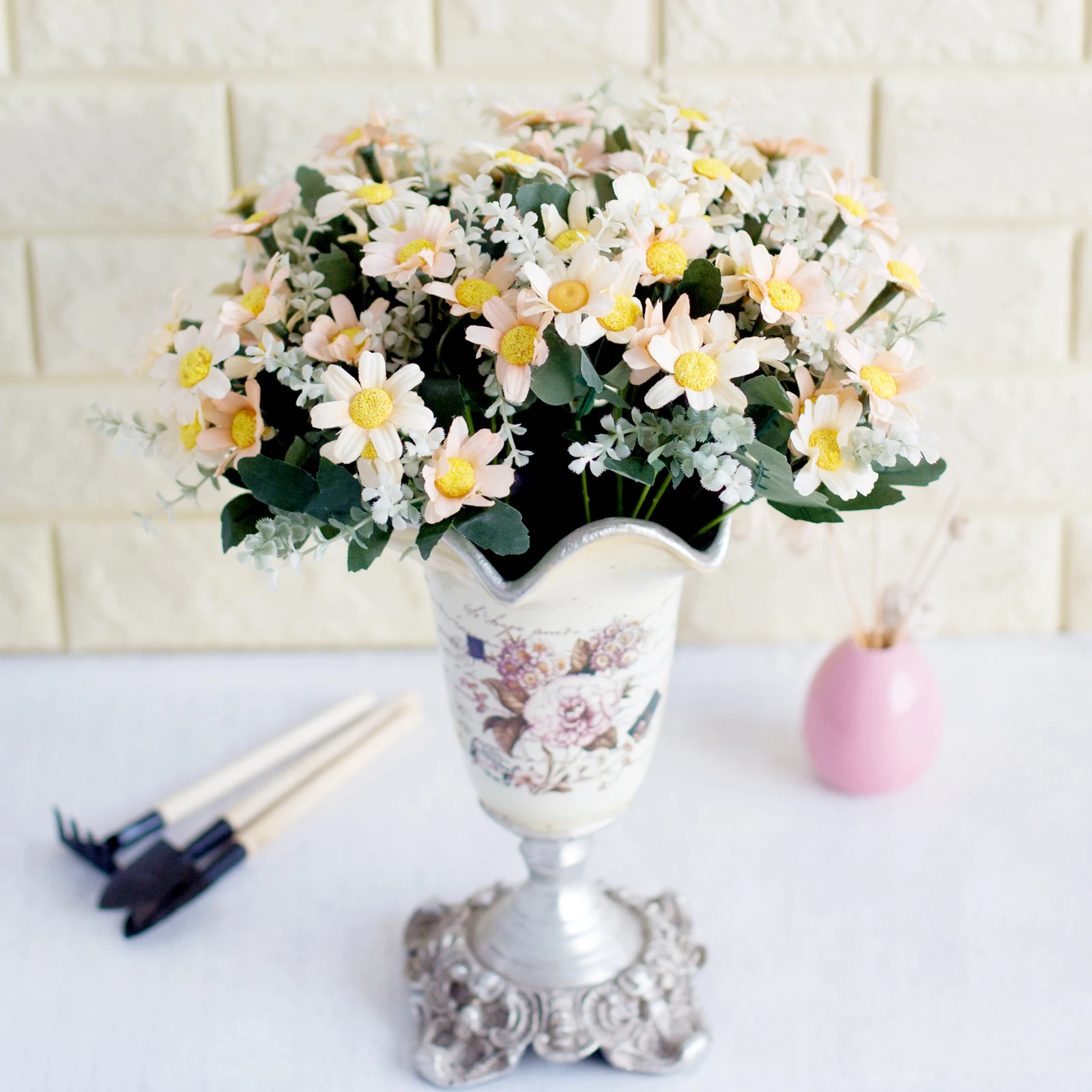 1 шт. 18 глава Космос качество стена из искусственных цветов сухих украшение