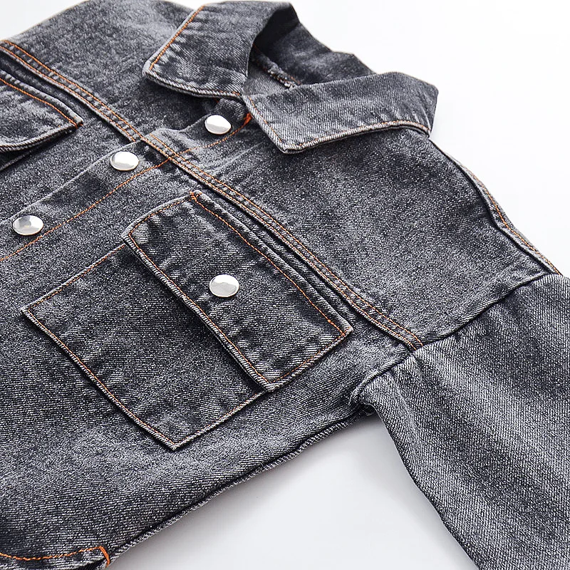 Baby Boys Spring Autumn Children Denim Clothes Jacket Pants 2Pcs/sets Infant Out Kids Fashion Toddler Casual Clothing Tracksuits