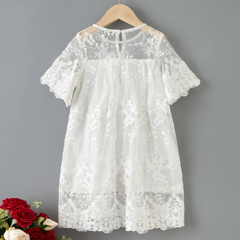 Детское кружевное платье Bear Leader на Возраст 4-8 лет повседневное летнее | Детская