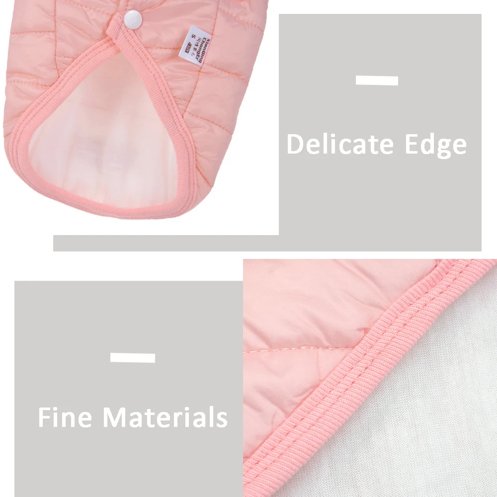 Одежда для собак зимнее хлопковое пальто чихуахуа мопса маленьких и средних