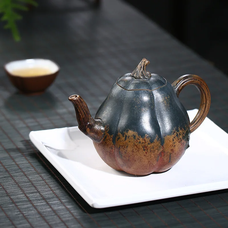 

Authentic Yixing, Purple Clay Pot, Zisha, Handmade, Tea Set, Tea Drinking, Huanglongshan Mud, High Pumpkin Pot