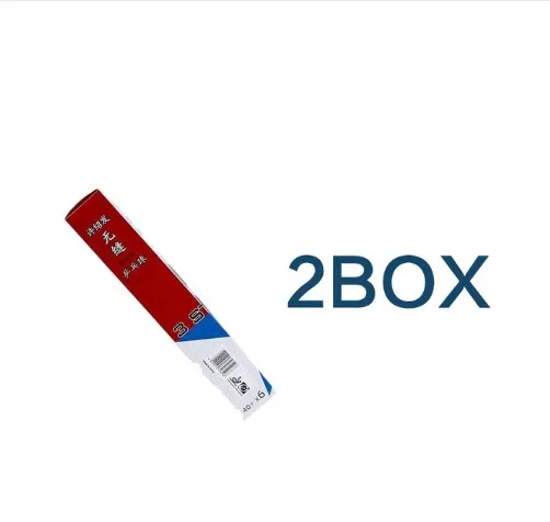 2box 12balls Оригинальные 6x XUSHAOFA 40+ белые мячи для настольного тенниса 3 звезды - Цвет: 2box 12balls