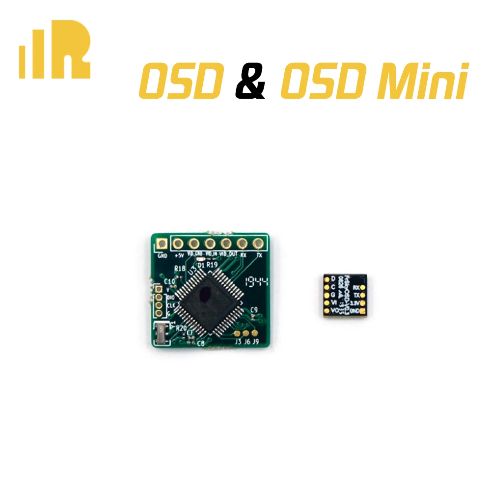 FrSky OSD & OSD Mini Conexi&oacute;n de c&aacute;mara FPV y datos de telemetr&iacute;a en tiempo Real FC-0