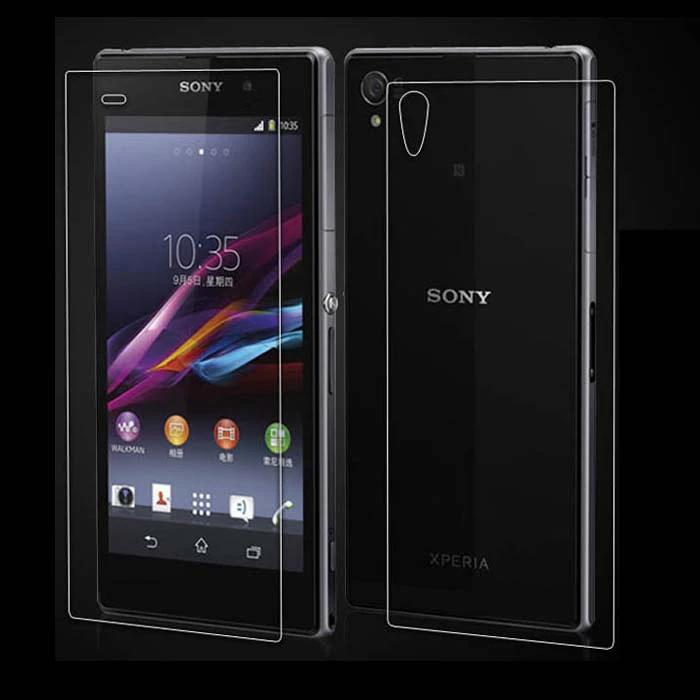 Передняя + задняя / защитная пленка из закаленного стекла для Sony Xperia Z1 Z3 Z5 M4 Compact mini