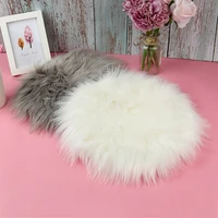 30cm soft artificial wool sheepskin cushion chair bedroom mat artificial wool rug warm hairy carpet seat fur rugs