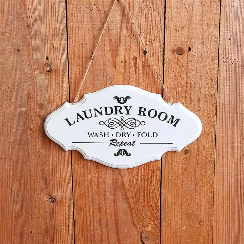 1 шт. Прачечная бирка деревянные двери доска Винтаж настенный знак ДВЕРИ