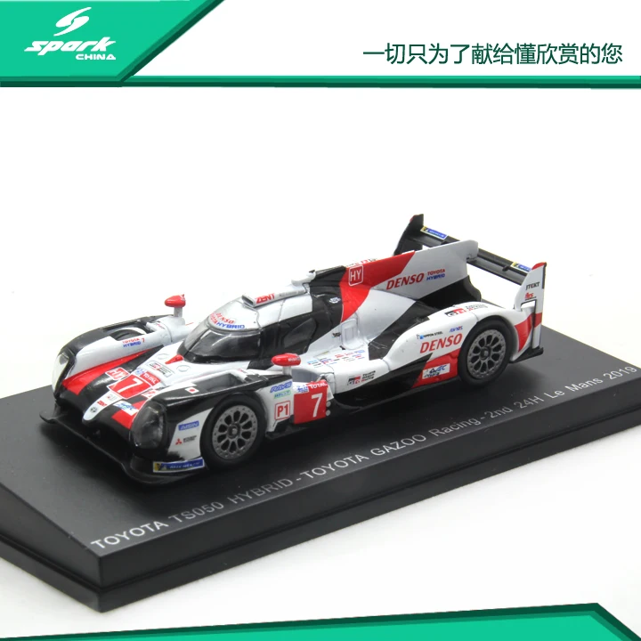 

Spark 1:64 Y138 TOYOTA TS050 NO.7 2nd 24H Le mans 2019 model car