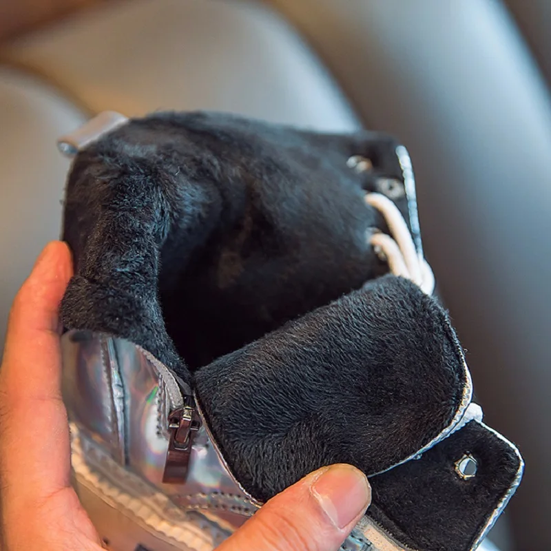 Новинка 2020 детские ботинки для девочек на осень и зиму резиновые с крыльями