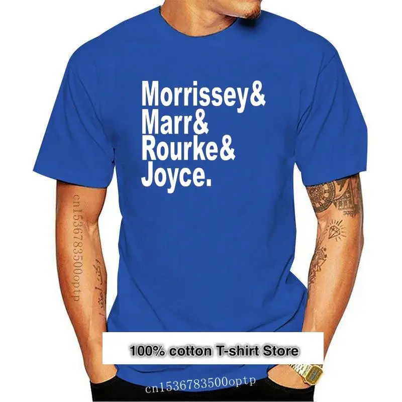 

Camiseta de The Smiths "Morrissey & Marr & Rourke & Joyce", ropa de música independiente/Navidad de todos los tamaños, nueva