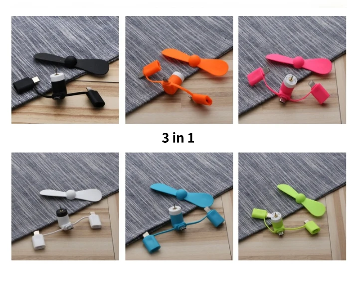2 в 1 USB-вентилятор для iphone ipad Android | Электроника