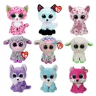 15 см Ty Beanie Boos с большими глазами, лиса, кошка, овечка, волк, серия, плюши, милая кукла, детские игрушки, Декор, Детский Рождественский подарок на день рождения