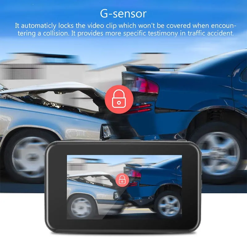 Семейный Автомобильный видеорегистратор 1080P Dashcam ", супер HD камера заднего вида, Скрытая камера с двумя объективами, видеорегистратор для вождения, 170 градусов