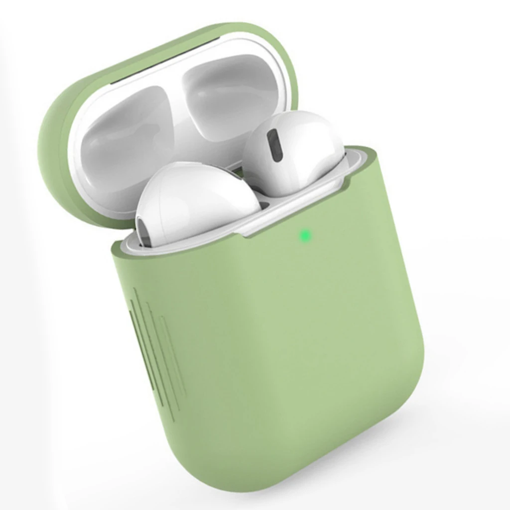 Для AirPods ТПУ силиконовый Bluetooth беспроводной чехол для наушников Защитный чехол Аксессуары для Apple Airpods зарядная коробка