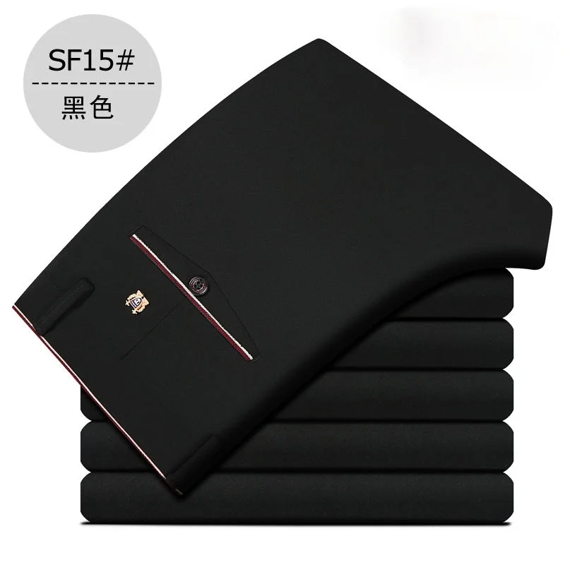 Брюки мужские тонкие стрейчевые деловые повседневные штаны для работы