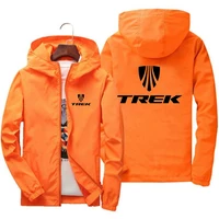 2021 trek mountain bike spring and summer mens printed casual jacket with zipper hoodie baseball pilot waterproof jacket s 7xl