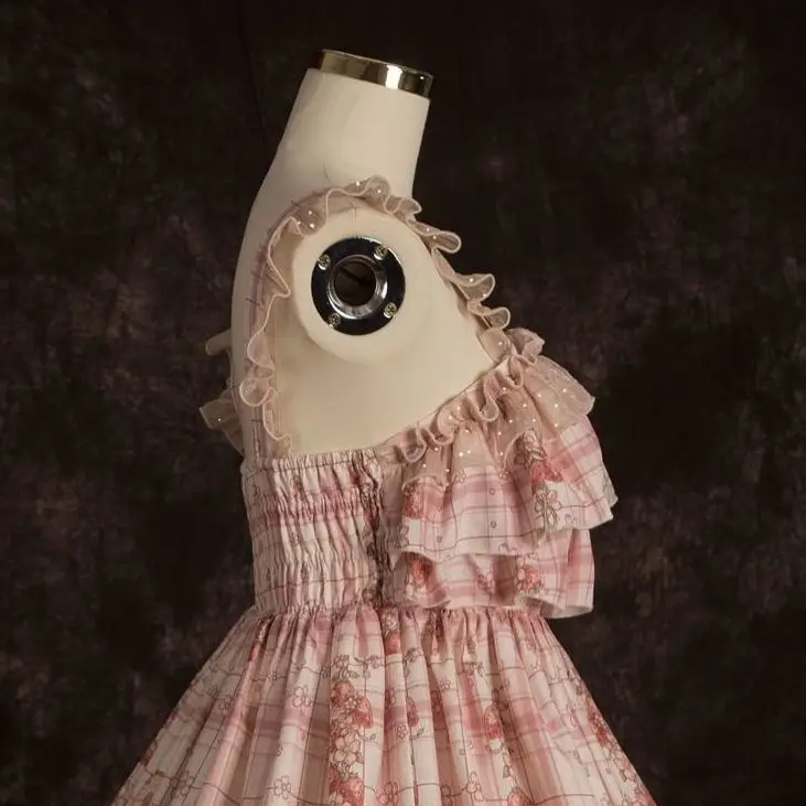 

Lolita Dress small birdberry JSK daily Lolita sweet light lo dress Japanese Mori dress women Kawaii Sweet Girl