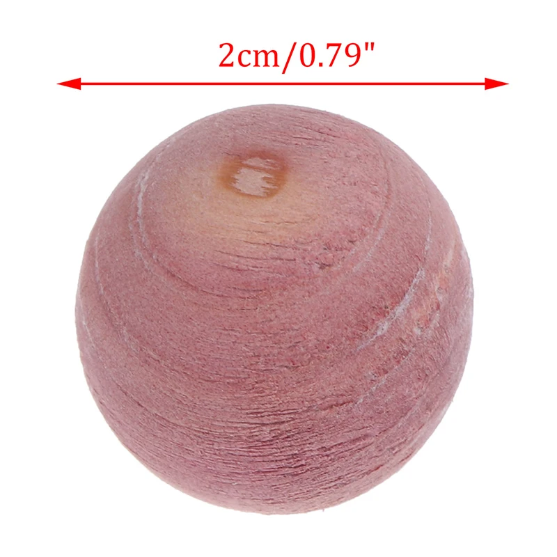 

24Pcs Cedar Wood Moth Balls Moth Insect Repellent Natural Smell Durable Balls