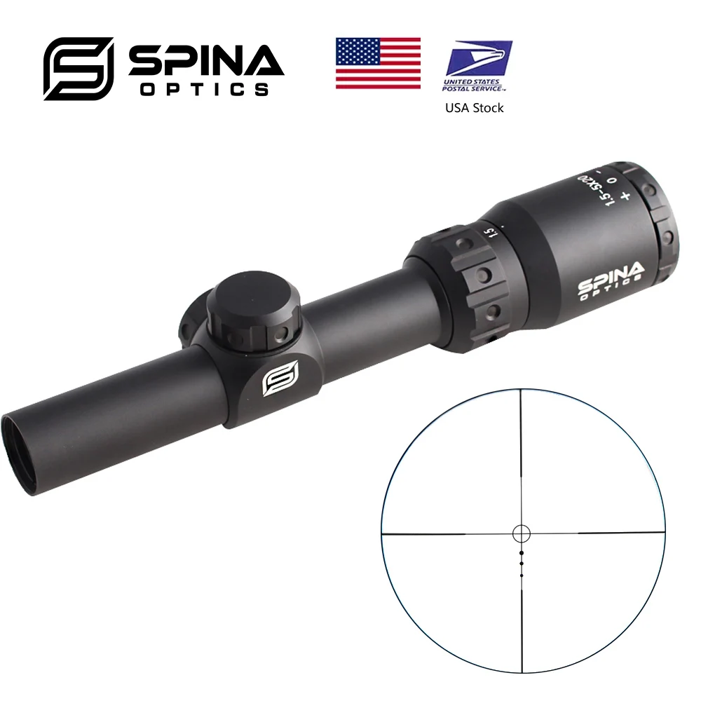 Оптический прицел SPINA BT 1 5 5X20 охотничьи прицелы компактный уличный Регулируемый