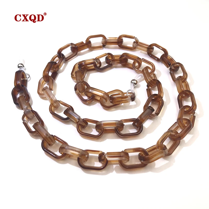 CXQD Модные Акриловые Очки для чтения конфетного цвета цепочка женщин шнурок из