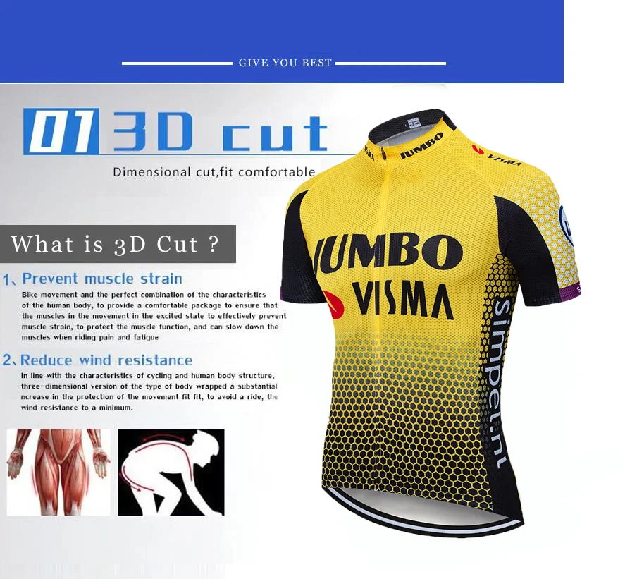 Pro Team Jumbo Visma набор велосипедных футболок, мужские велосипедные Майо MTB Racing Ropa Ciclismo летние Hombre Roupa велосипедная одежда