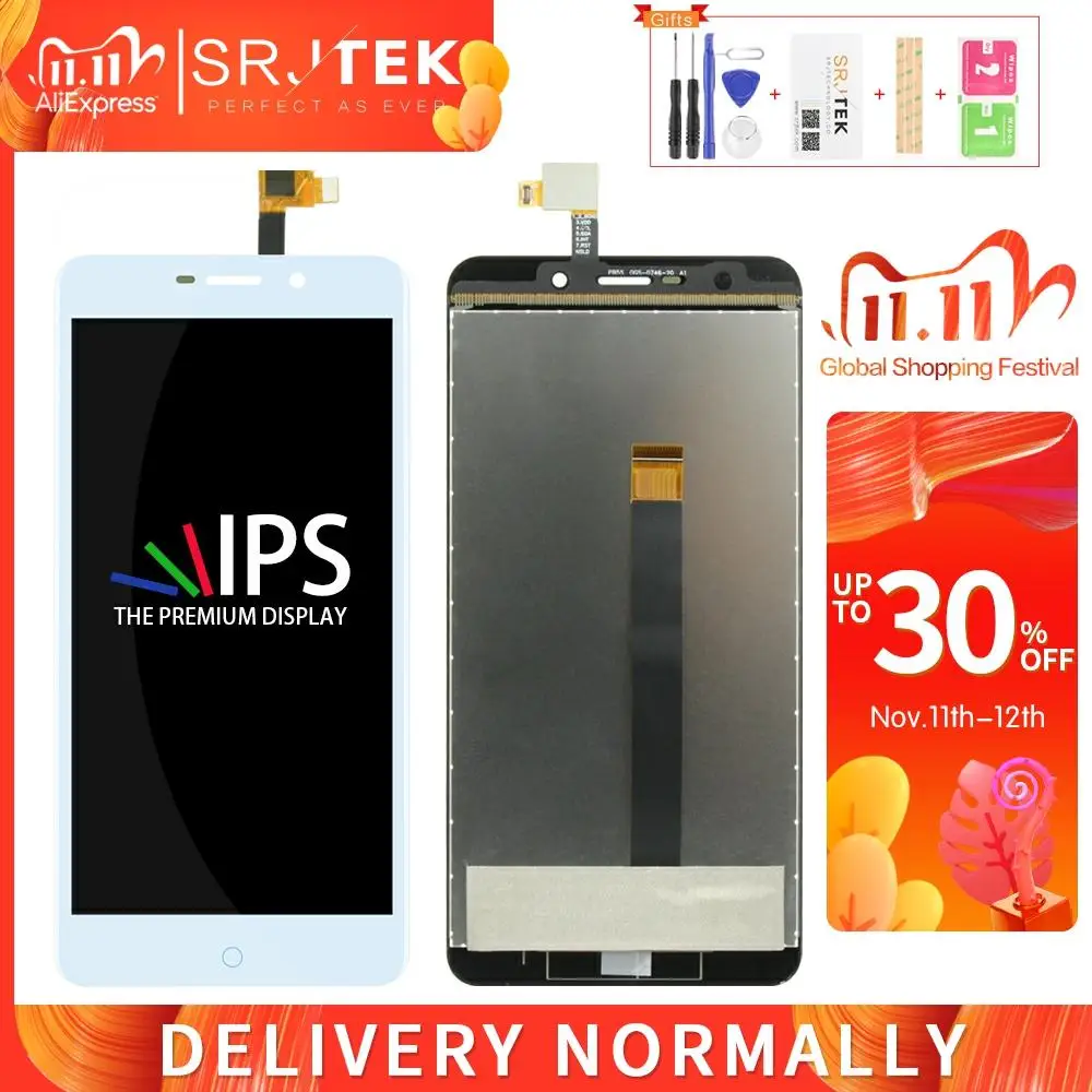 Srjtek для UMI супер ЖК дисплей + кодирующий преобразователь сенсорного экрана в