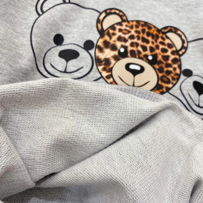 

2PCSFamily Matching Clothes Mother Father Daughter and Son Long Sleeve Sweatshirt Tops Kids Fashion Sweater Outfit