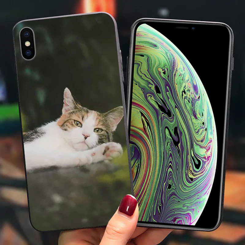 С мультяшными котами чехол для телефона oppo A3s A5 A37 Neo9 A39 A57 A5s A7 AX5s AX7 A59 F1s A77 F3 A83 A1 F5 A73