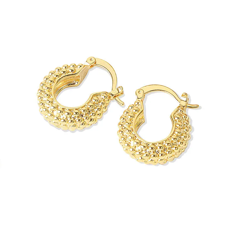 

Fashion Gold Ball Earrings With Moon Dangle Hoop Earrings 925 Sterling Silver Fine Jewelry For Woman 2021 Gifts Jewellery