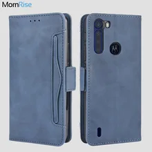 For MOTO One Fusion Wallet Case Magnetic Book Flip Cover For MOTO One Fusion Plus Card Photo Holder Luxury Leather Phone Fundas