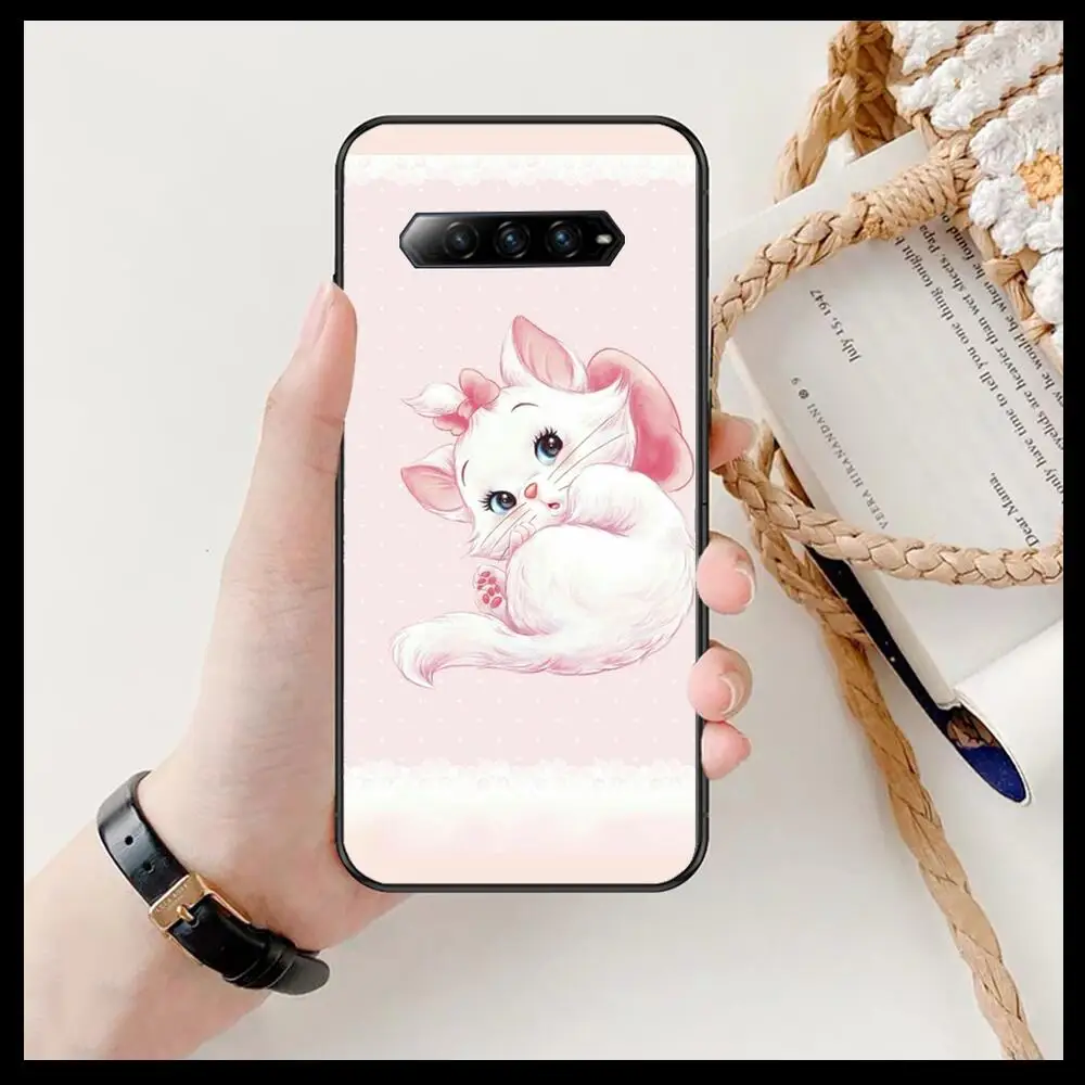 Чехол для телефона с рисунком милой кошки Мари из аниме xiaomi redmi Black Shark 4 Pro 2 3 3s