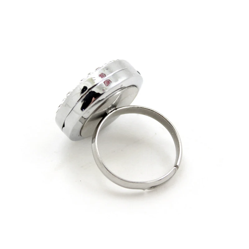 20 мм сплав кристалл Ароматический диффузор медальон Оптовая Продажа кольцо с