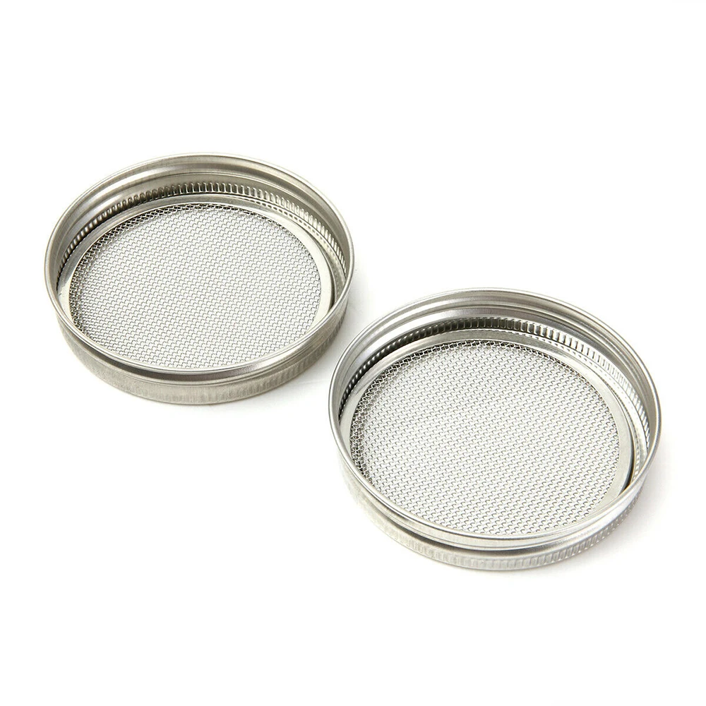 Seed Sprouter Kit Sprouting Mason баночки с нержавеющими стальными сетчатыми крышками Germinator
