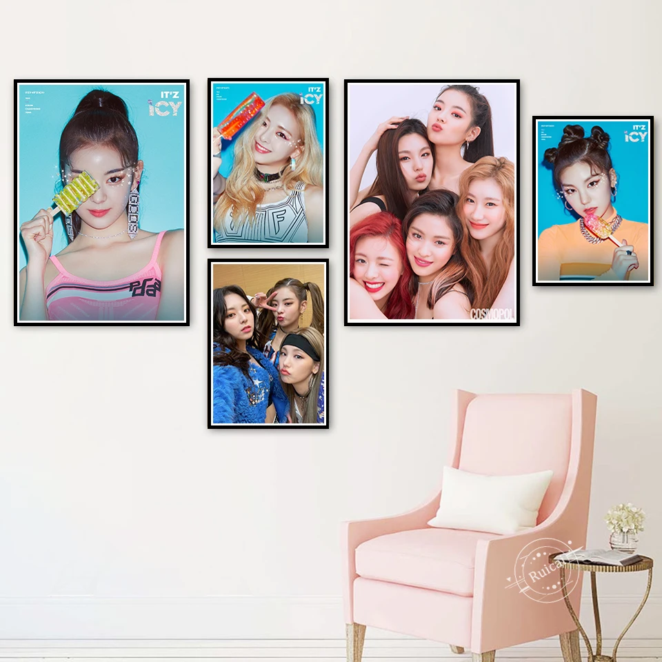 ITZY плакат Kpop корейские певицы настенные художественные принты на холсте четкое