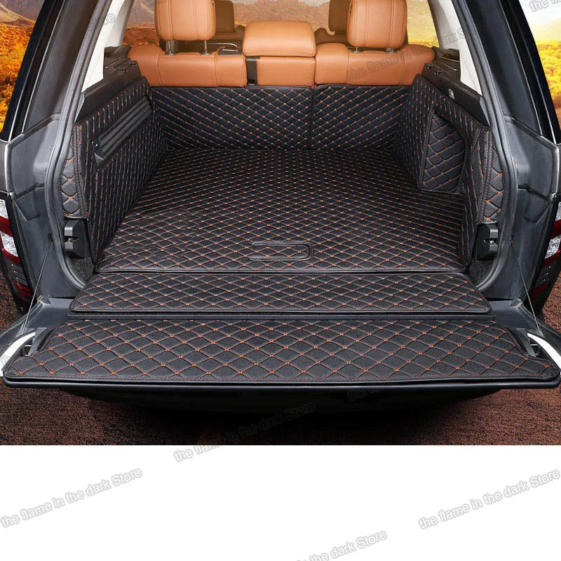

leather car trunk mat for range rover 2014 2015 2016 2017 2018 2019 2020 2021 L405 cargo liner accessories boot rear 2013 2012