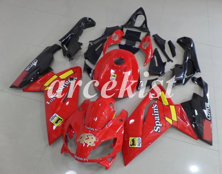 

4 подарки новые из АБС-пластика для мотоцикла Полный обтекатели комплект подходит для Aprilia RS4 125 RS125 2006 2007 2008 2009 2010 2011 тела комплект красного цв...